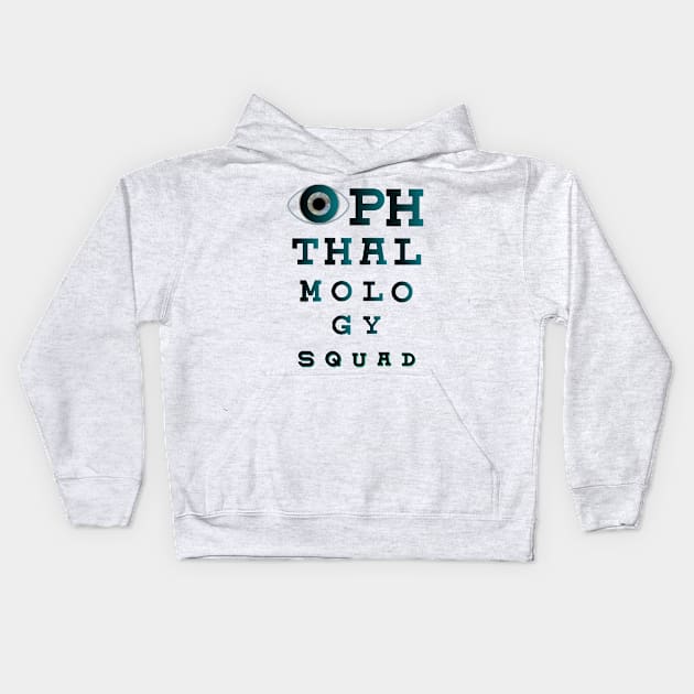 OPHTHALMOLOGY SQUAD Kids Hoodie by artbleed